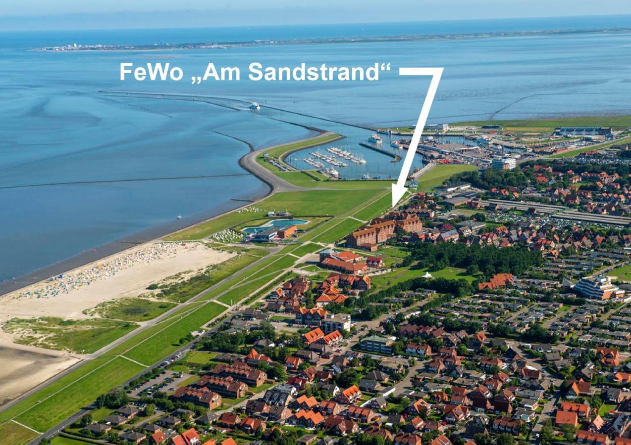 Ferienwohnung Residenz Am Sandstrand Norddeich Norden Eksteriør bilde